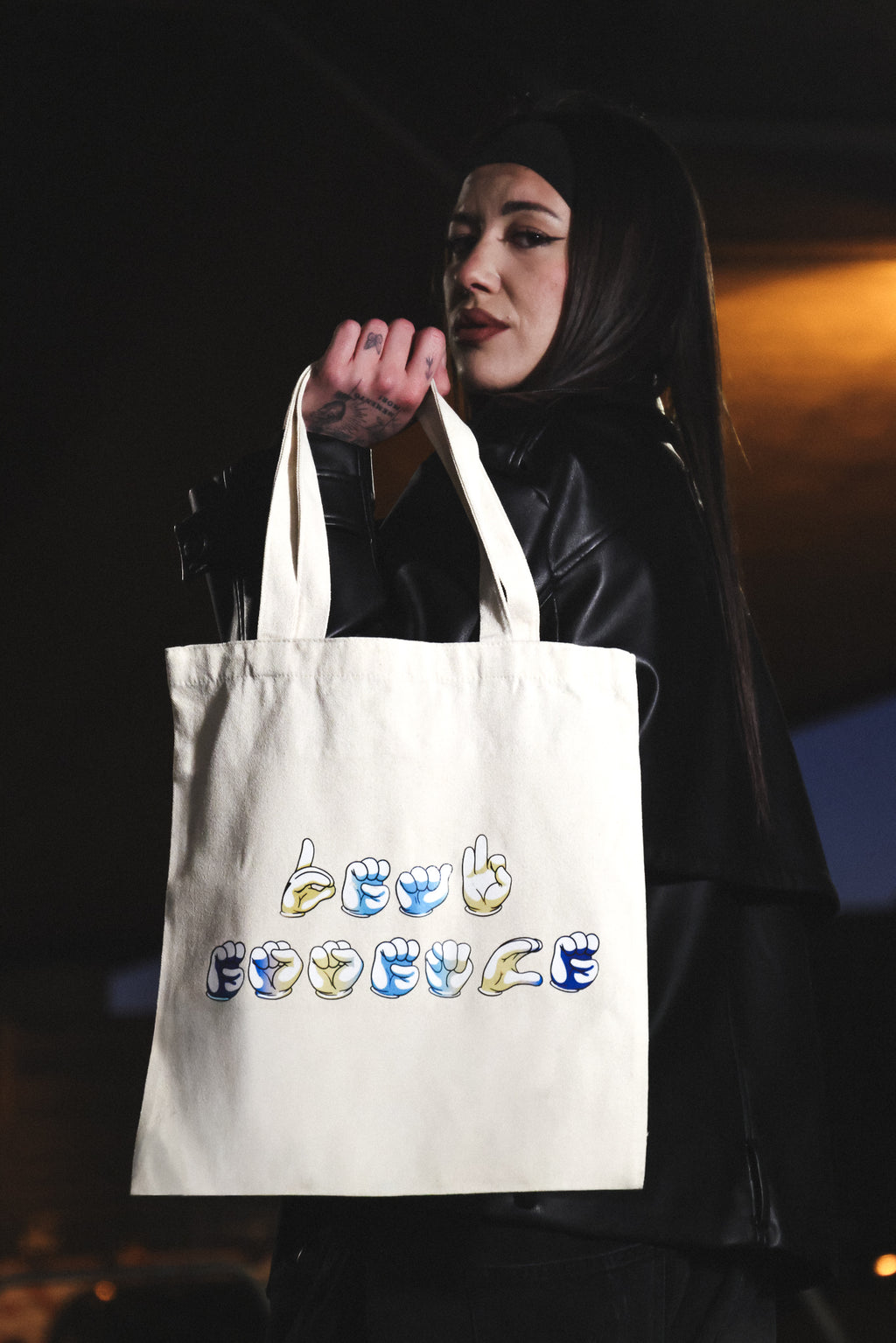 Tote Bag Deaf Essence Blanco