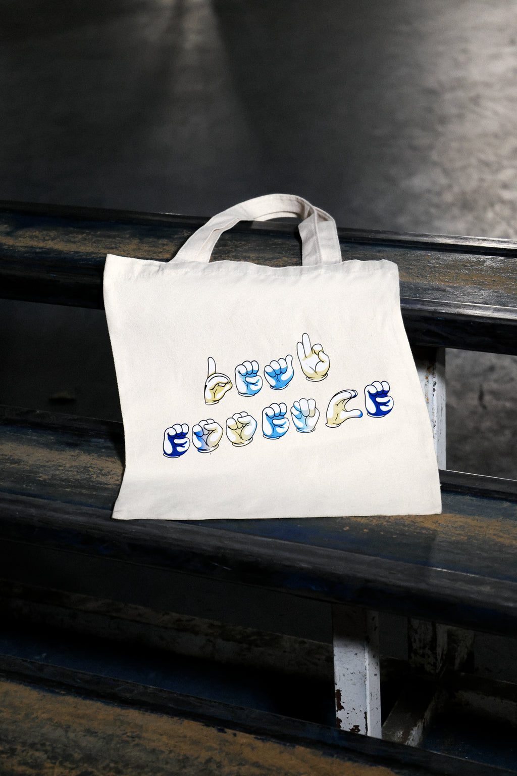 Tote Bag Deaf Essence Blanco