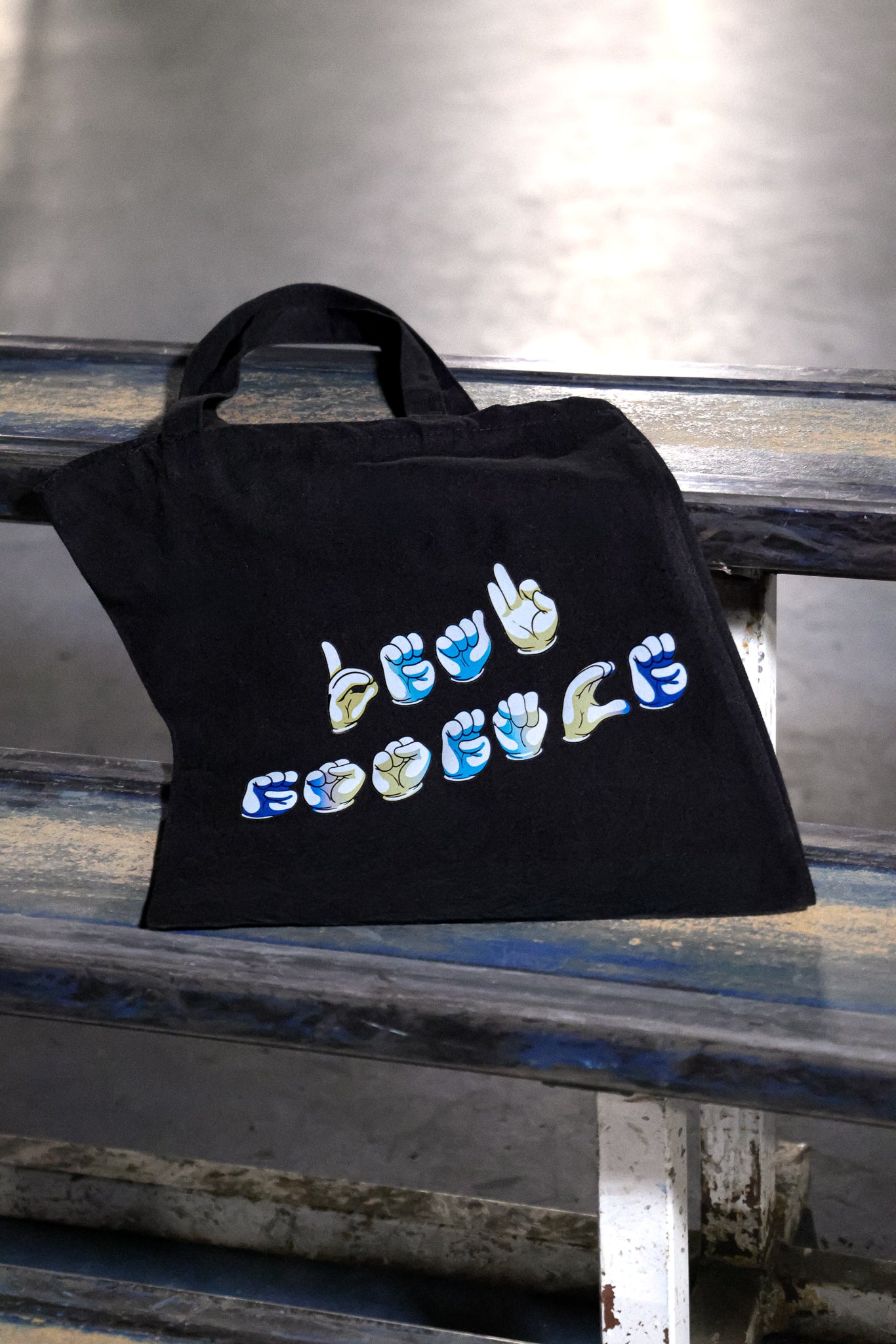 Tote Bag Deaf Essence Negro